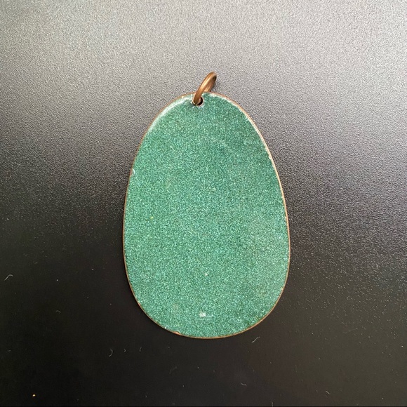 Brass Tree Painted Pendant 2.5” - Picture 2 of 5